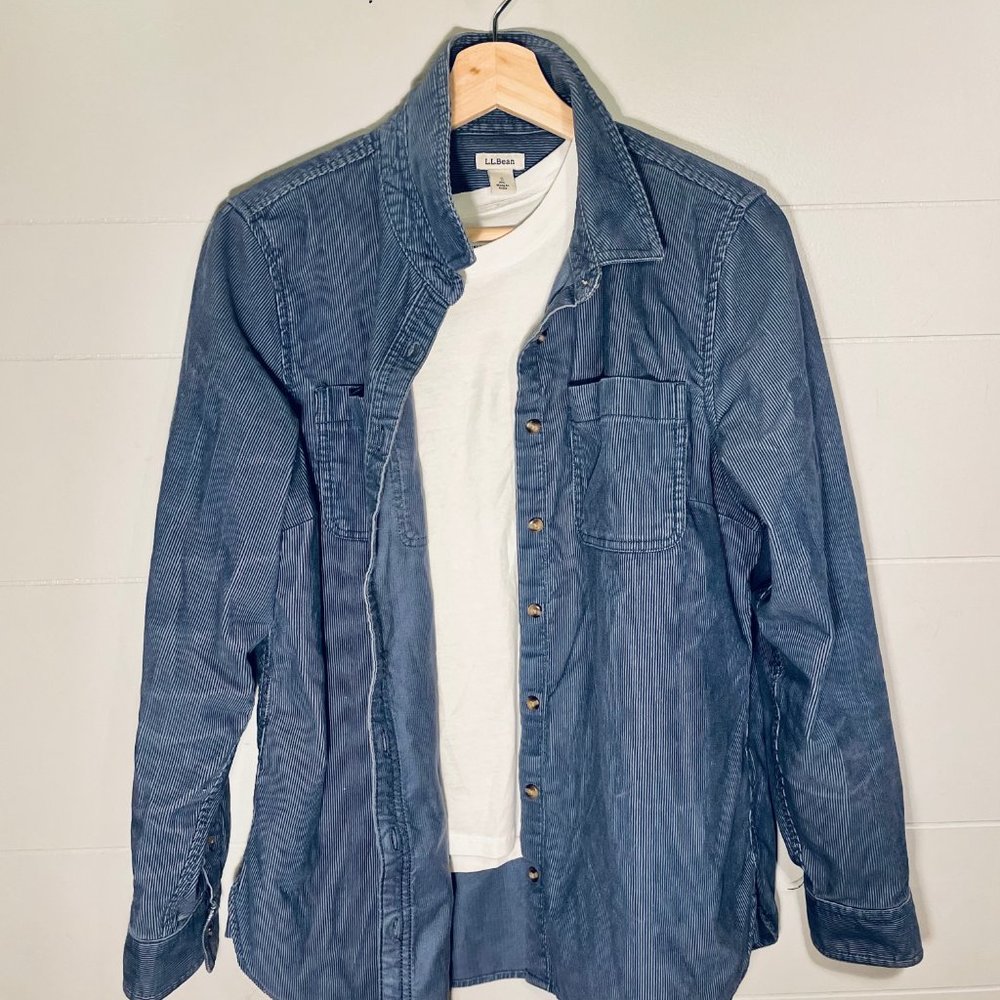 L. L. Bean corduroy button up shirt